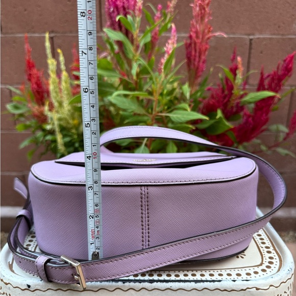 Kate Spade Cameron Street Byrdie Saddle Lilac Petal Crossbody Bag - Picture 11 of 13